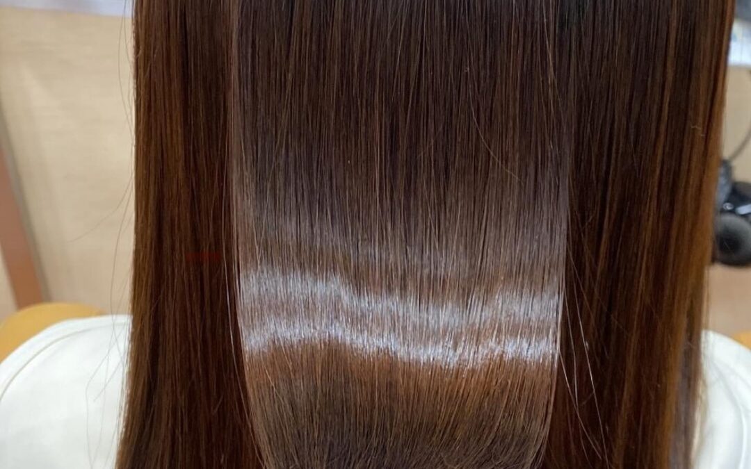 天使の輪が出来る✨　髪質改善ストレート　