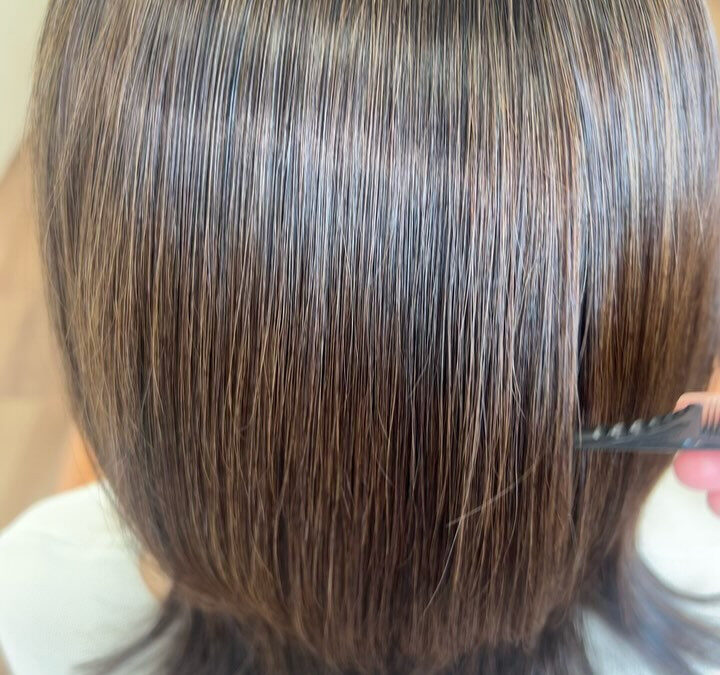 髪質改善ストレート/ヘアカラー　¥26400税込