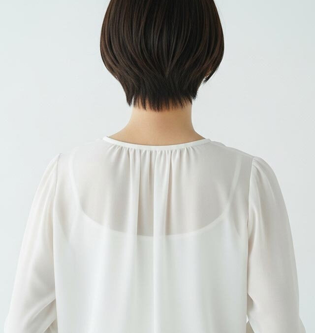 後頭部の丸みが絶妙な美シルエットショート
