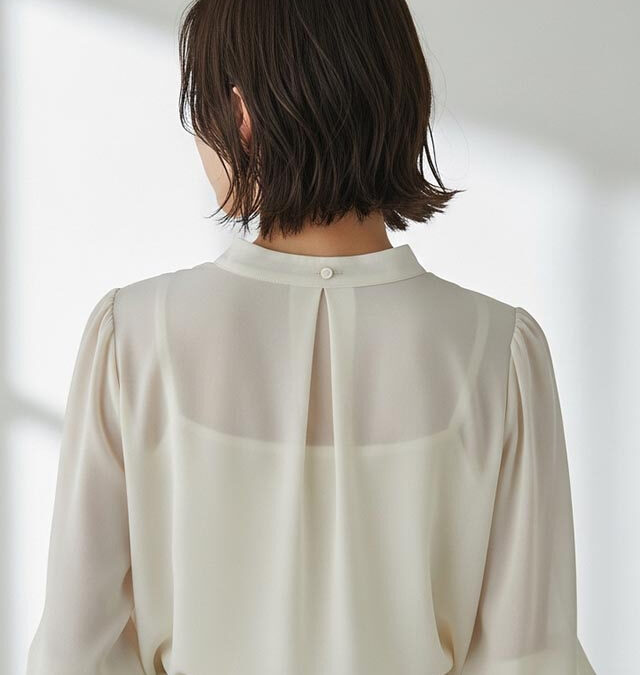 程よい軽さと動きを感じさせる、ナチュラルな質感のショートボブ