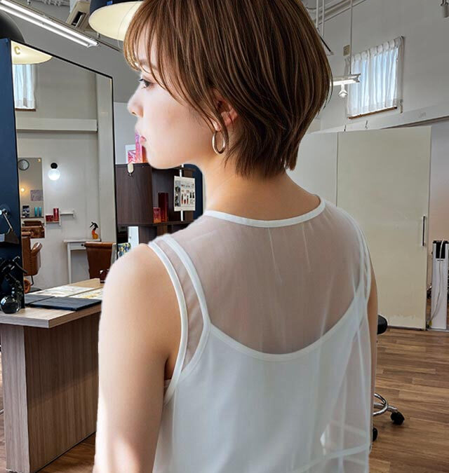 ふんわり丸みショート