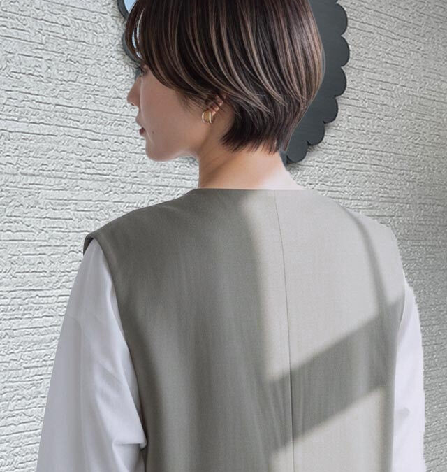 大人可愛いショートボブ