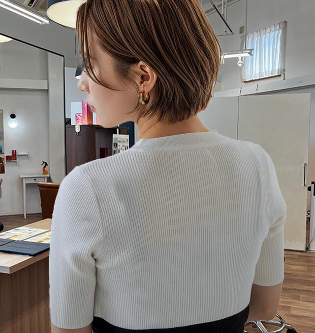 ふんわり丸みショート