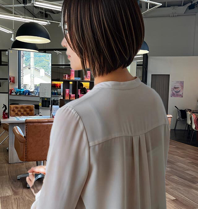 大人ナチュラルボブ