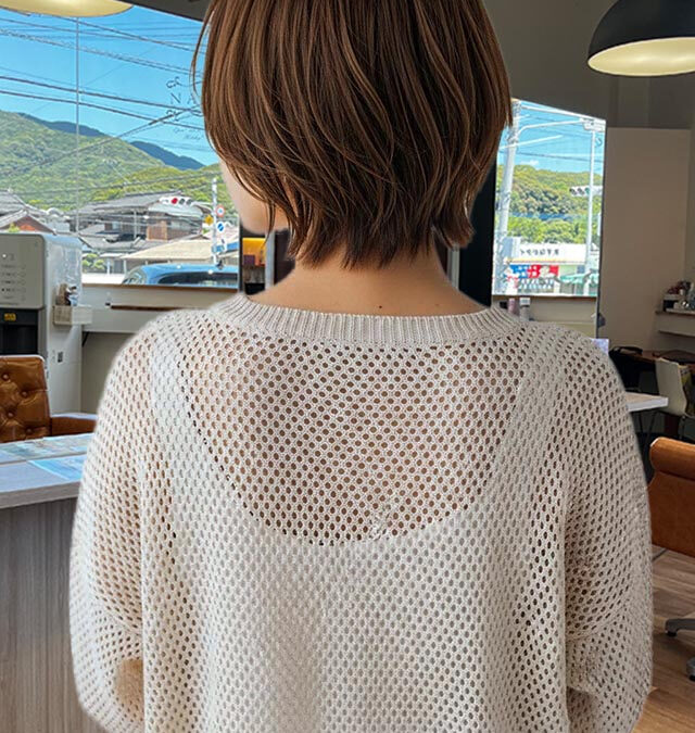 ナチュラルショートボブ