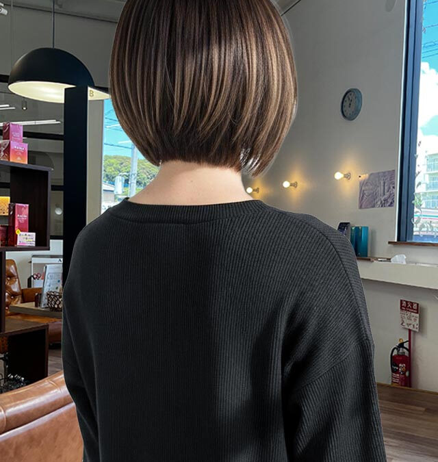 大人可愛いボブ