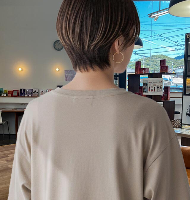 大人可愛いハンサムショート