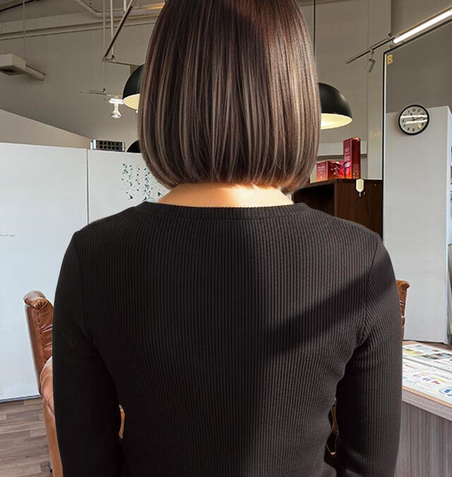 ナチュラルストレートボブ
