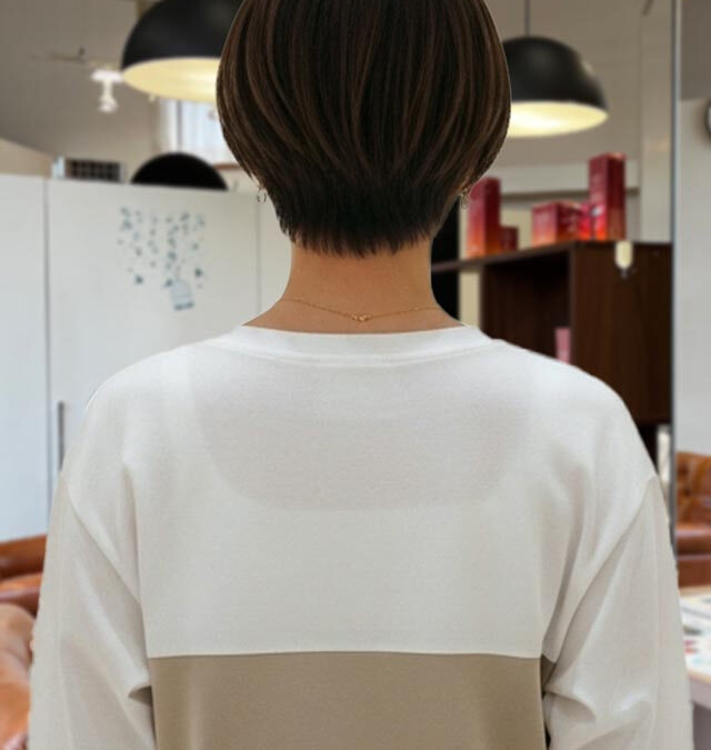 ふんわり丸みショート