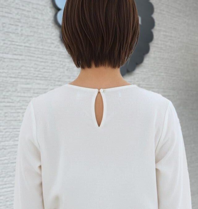 大人可愛い・丸みショートボブ