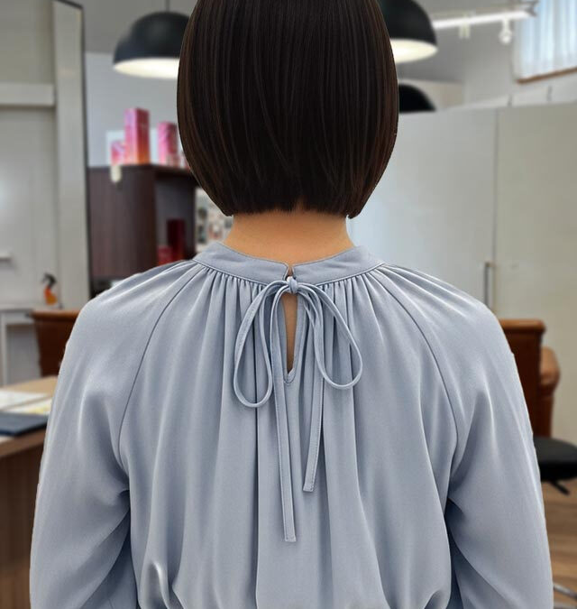 上品なツヤ感×まとまりボブ
