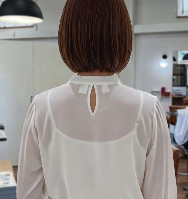 【美シルエット】小顔ボブ